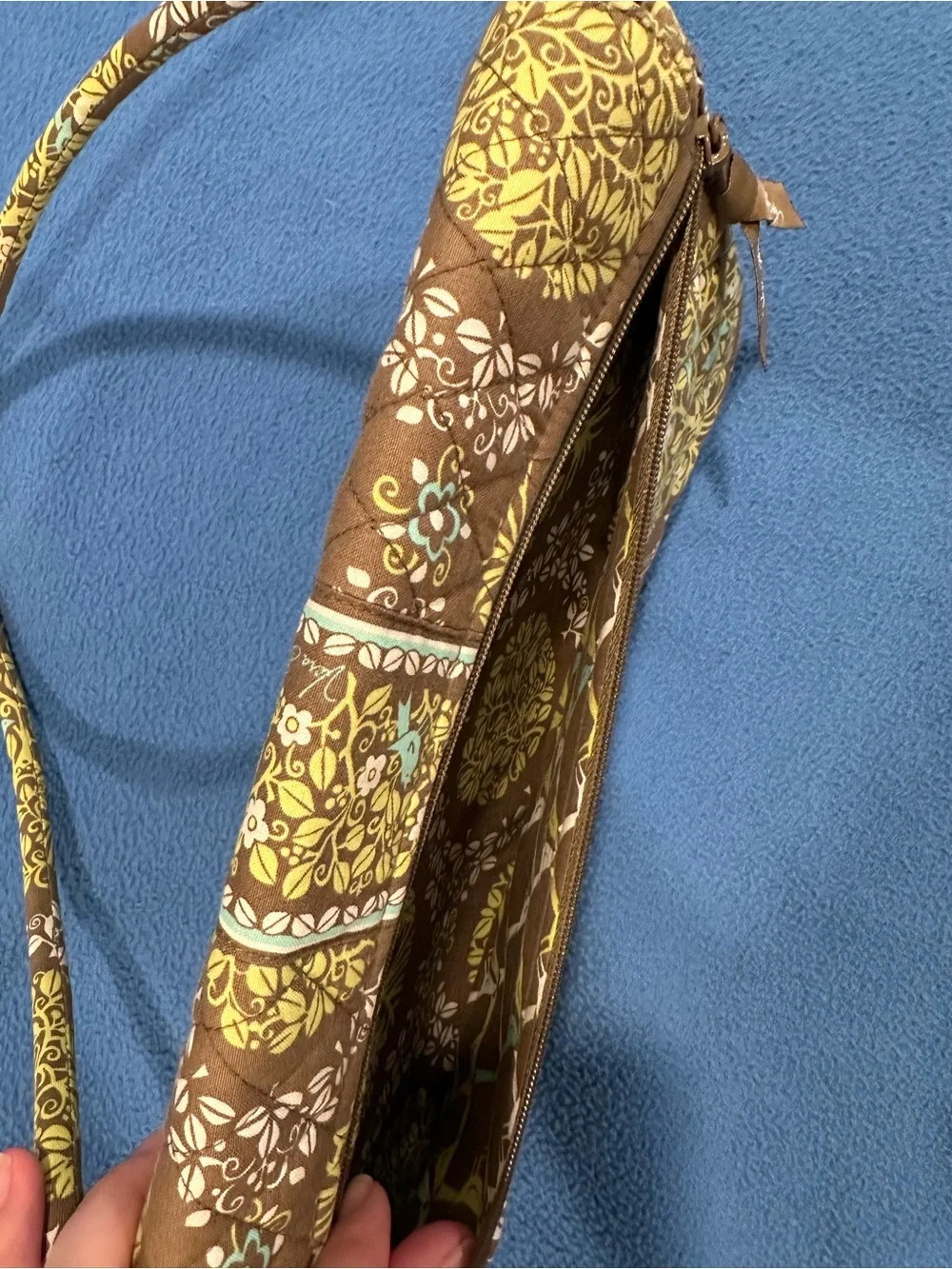 Vera Bradley Sittin in a Tree Knot Just a Clutch Shoulder Bag Quilted Y2K Purse